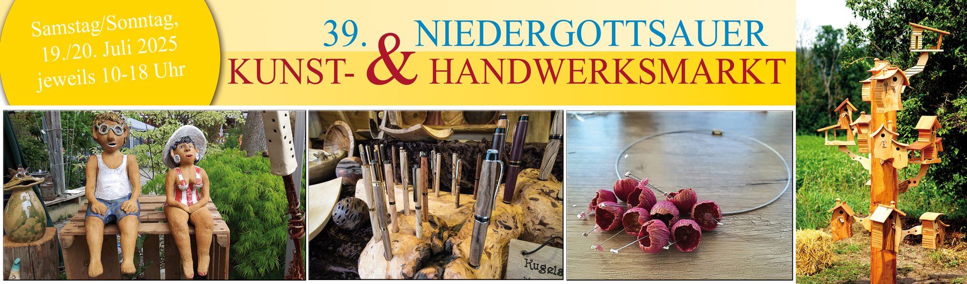 39. Kunst- und Handwerksmarkt In Niedergottsau